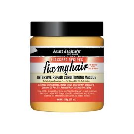 FIX MY HAIR INTENSIVE REPAIR CONDITIONING MASQUE FLAXSEED RECIPES AUNT JACKIE'S 426ml