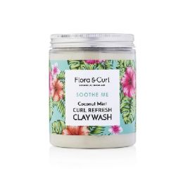 COCONUT MINT CURL REFRESH CLAY WASH SOOTHE ME FLORA & CURL 280gr