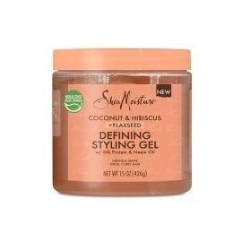 FLAXSEED DEFINING STYLING GEL CURL & SHINE COCONUT AND HIBISCUS SHEA MOISTURE 426gr